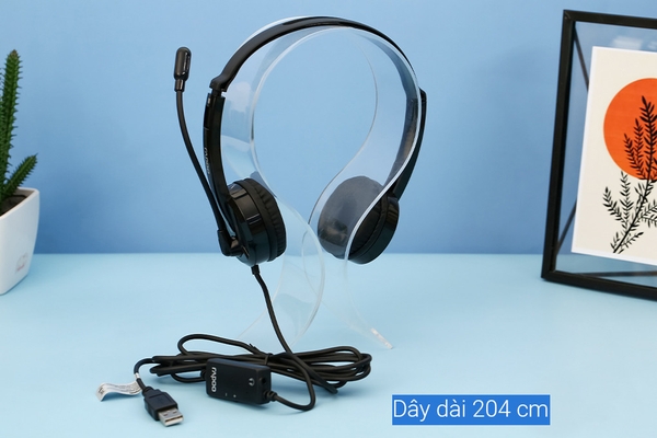 PHONE RAPOO H120 USB STEREO HEADSET BLACK