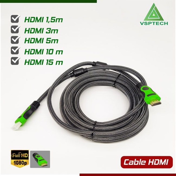 CÁP HDMI 1,5M, 3M, 5M, 10M, 15M, 20M