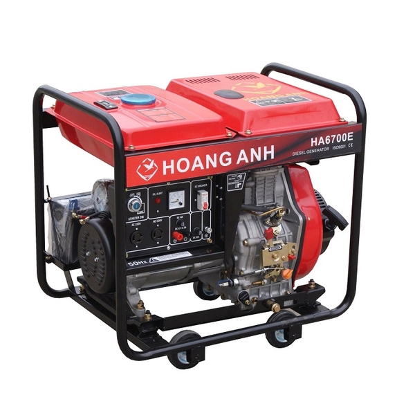 Máy Phát Điện Chạy Dầu Hoàng Anh 5Kw HA6700E