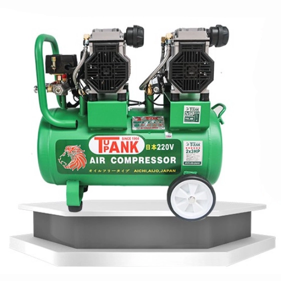 Máy Nén Khí Không Dầu Tupank 7HP 80L TAK-80P Lên Hơi Siêu Nhanh