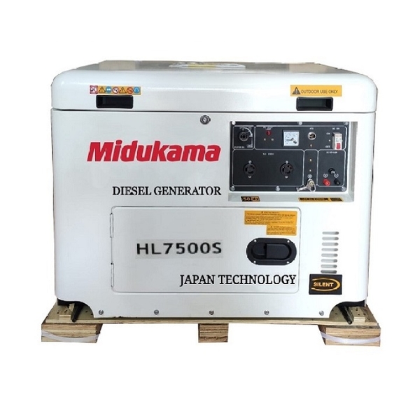 Máy Phát Điện Chạy Dầu Midukama 5Kw HL7500S