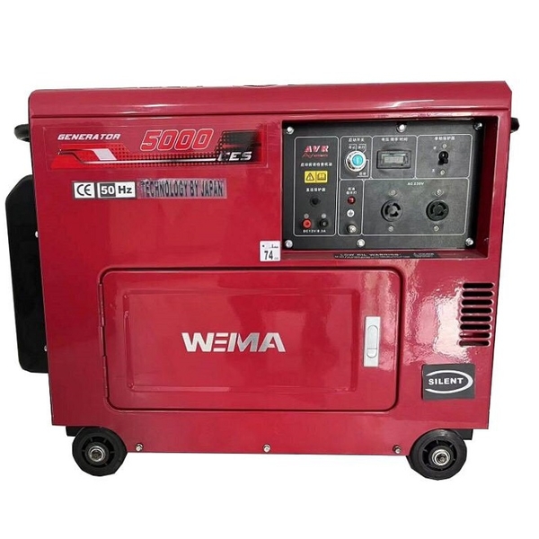 Máy Phát Điện Chạy Dầu Wema 5Kw WM6600CES