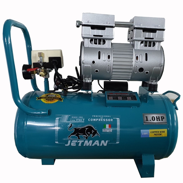 Máy Nén Khí Không Dầu Jetman 1HP 24L JM-580