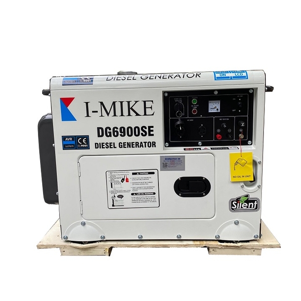 Máy Phát Điện Chạy Dầu I-Mike 5Kw DG6900SE Nắp Ngang