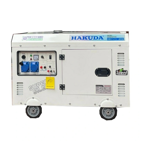 Máy Phát Điện Hakuda Chạy Dầu HKD 10KVA 1 Pha