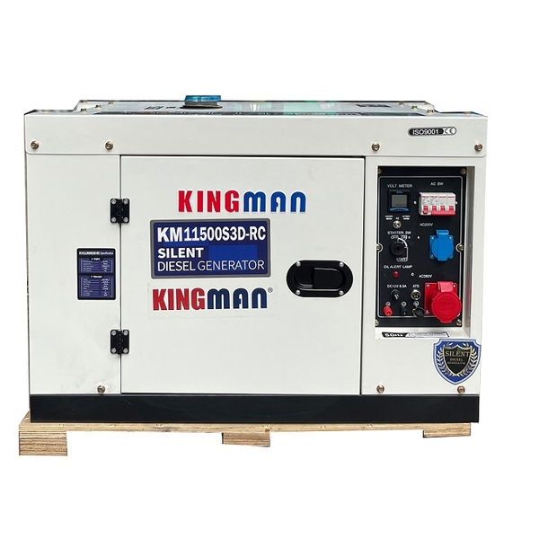 Máy Phát Điện Chạy Dầu Kingman 9KVA KM1150S3D-RC Tích Hợp 1-3 Pha