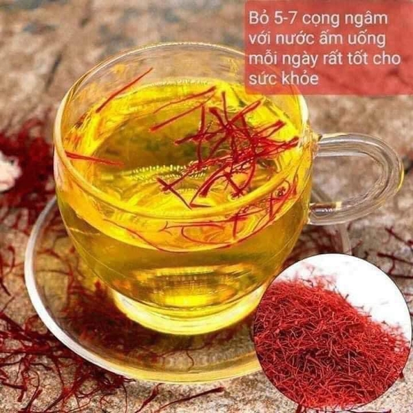 Hộp 1gr  Saffron Nhụy Hoa Nghệ Tây Iran Loại 1 Negin thương hiệu Bahraman
