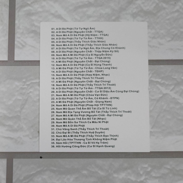 Máy niệm Phật loa nghe pháp tụng kinh có khe gắn thẻ 36 bài tiếng việt Q8-DIỆU ÂM LOTUS