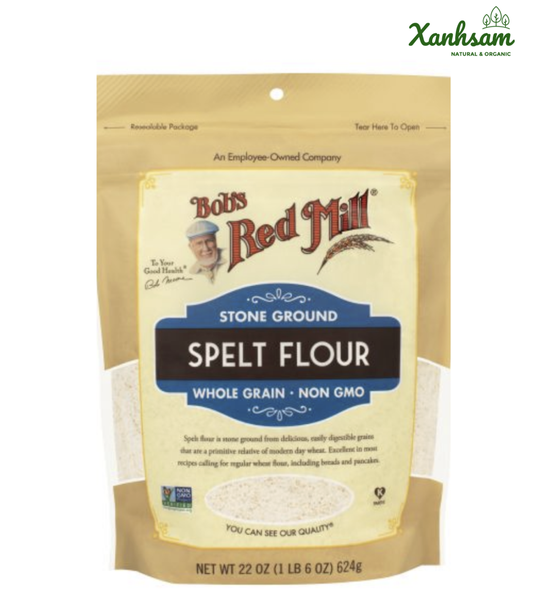 BỘT MÌ SPELT HỮU CƠ - 567gr - USDA - Bob's Red Mill - Mỹ