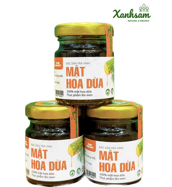 Mật hoa dừa cô đặc hữu cơ 65gr - SOKFARM - Trà Vinh