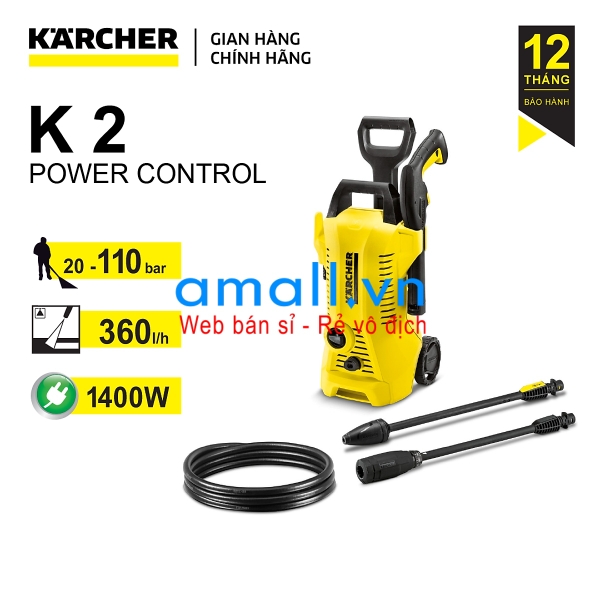 MÁY LÀM SẠCH ÁP LỰC K2 POWER CONTROL, Hàng chính hãng nhập khẩu từ Đức