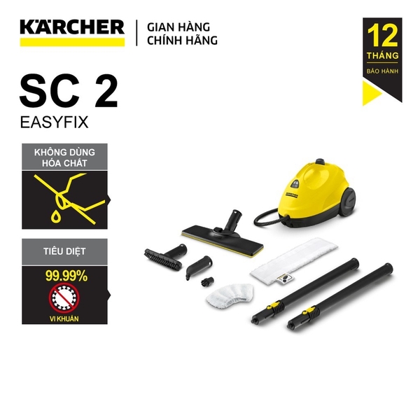 Máy làm sạch bằng hơi nước Karcher SC 2 EasyFix