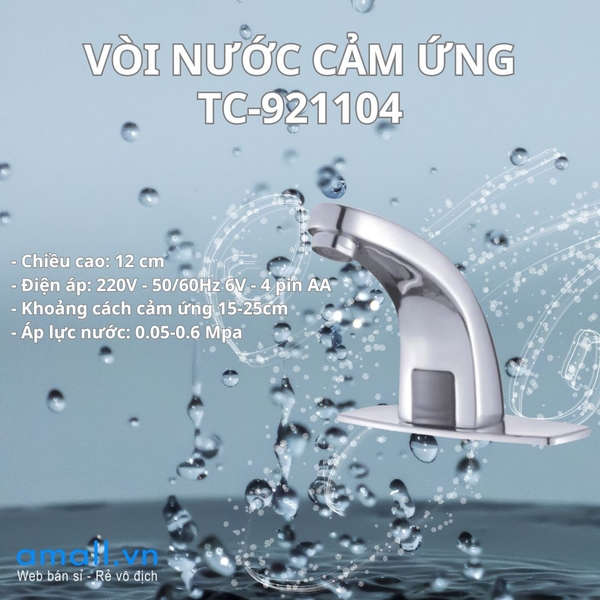 Vòi nước cảm ứng Model: TC-921104