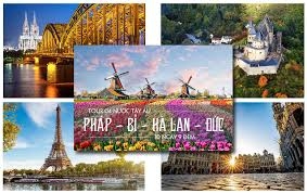 Tour Pháp – Bỉ – Hà Lan – Đức: Hành Trình Lãng Mạn Mùa Hoa