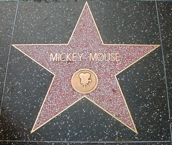 chuột mickey walk of fame