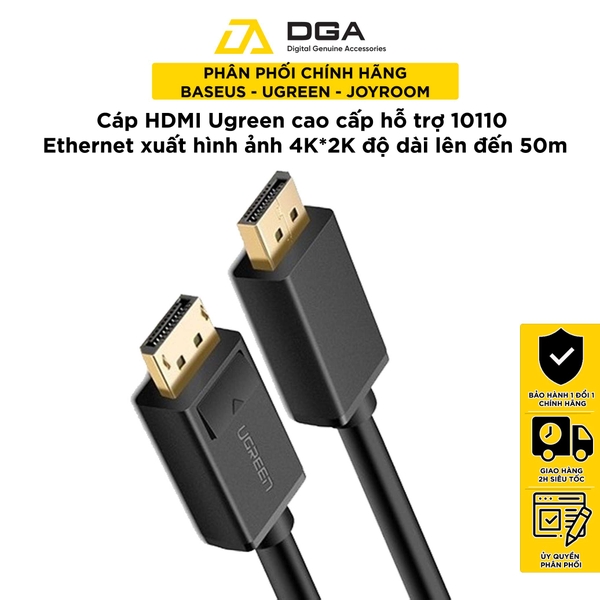 Cáp HDMI Ugreen cao cấp hỗ trợ Ethernet xuất hình ảnh 4K*2K