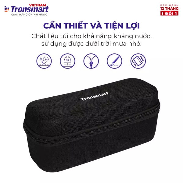 Hộp chống sốc bảo vệ loa Tronsmart Element T6 Plus, Force, Force + và các thiết bị công nghệ khác