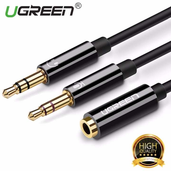 3.5MM Male to 2 Female Audio Cable ABS