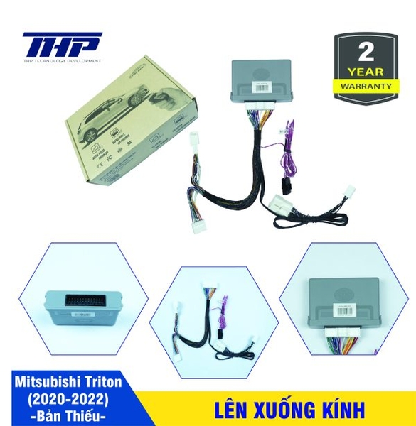 Lên Xuống Kính Mitsubishi Triton (2019-2024) Cắm jack zin. Lấy B+ trong xe bản thiếu chìa cơ