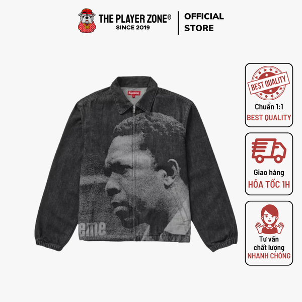 美品　Supreme john coltane jacket black Supreme's fall/winter 2021 collection featuring John Coltrane.