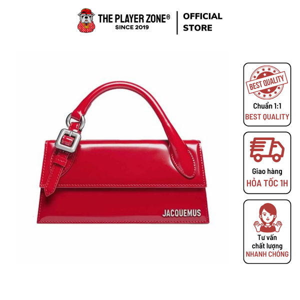 Túi Jacquemus Le Chiquito Long Boucle Signature Buckled Handbag Đỏ