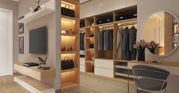 Phòng thay đồ (Closet) trong nhà – Không gian sống nên có của phụ nữ h