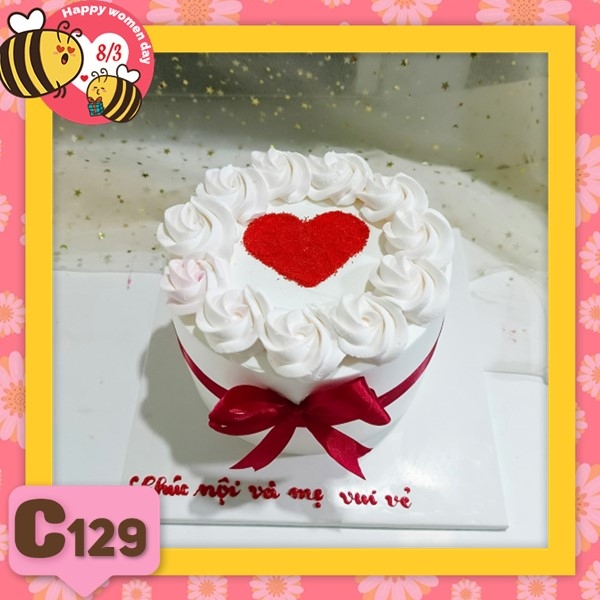 Bánh kem 8/3 quà tặng quốc tế phụ nữ C129