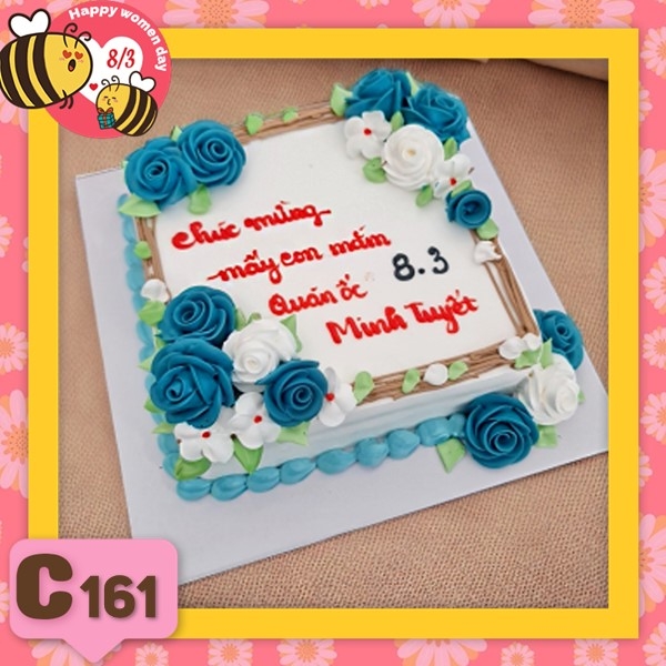 Bánh kem 8/3 quà tặng quốc tế phụ nữ C161
