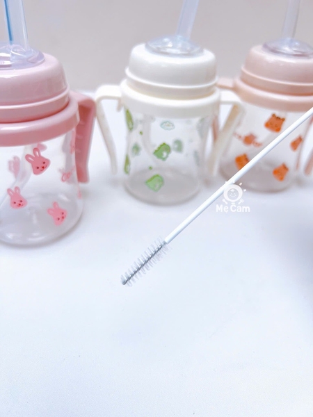 Bình tập hút uống nước, uống sữa Coco Bear 180ml cho bé