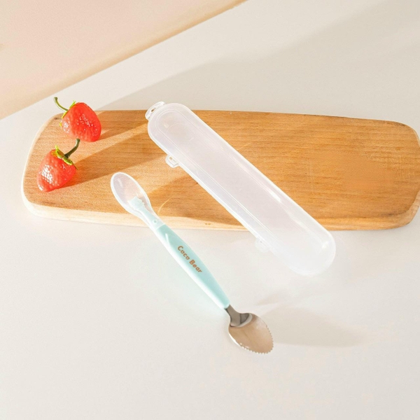 Thìa nạo hoa quả 2 đầu Coco Bear