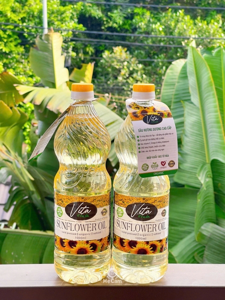 Dầu hướng dương hữu cơ cao cấp Vita Fresh Nga 1L