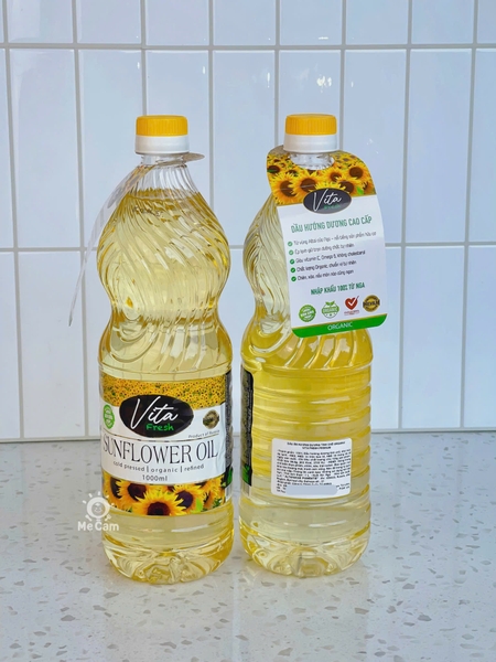 Dầu hướng dương hữu cơ cao cấp Vita Fresh Nga 1L
