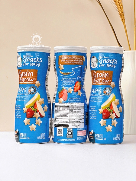 Bánh ăn dặm hình ngôi sao Gerber Puffs
