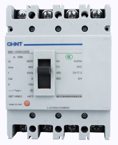 MCCB Chint NM1-125S 100A 35kA 4P