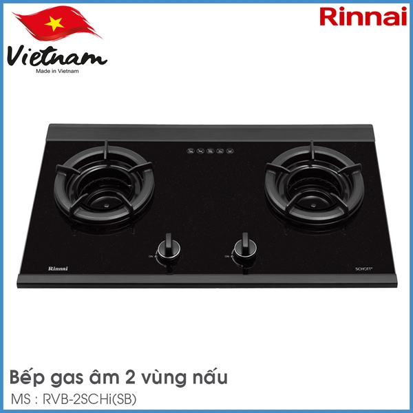 Bếp Gas Âm Rinnai RVB-2SCHi(SB)