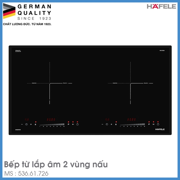 Bếp Từ 2 Vùng Nấu HC-I2732A Hafele 536.61.726