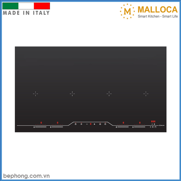 Bếp Từ Kết Hợp Máy Hút Mùi Malloca HIH-904 SLIM