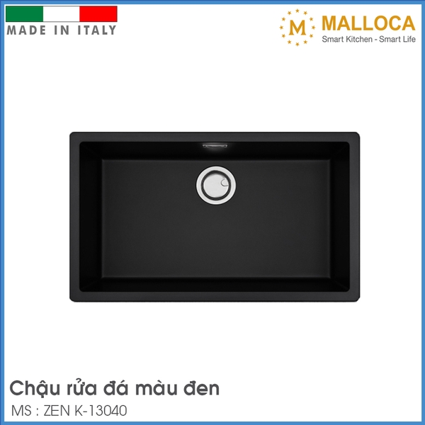 Chậu Rửa Chén Bằng Đá Malloca ZEN K-13040