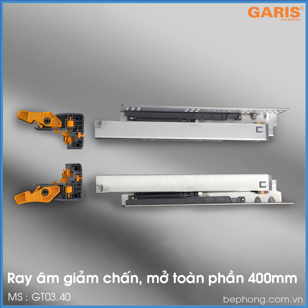 Ray Âm Giảm Chấn 400mm Garis GT03.40