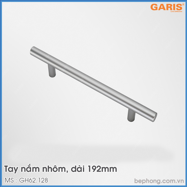 Tay Nắm Tủ Nhôm 192mm Garis GH62.128