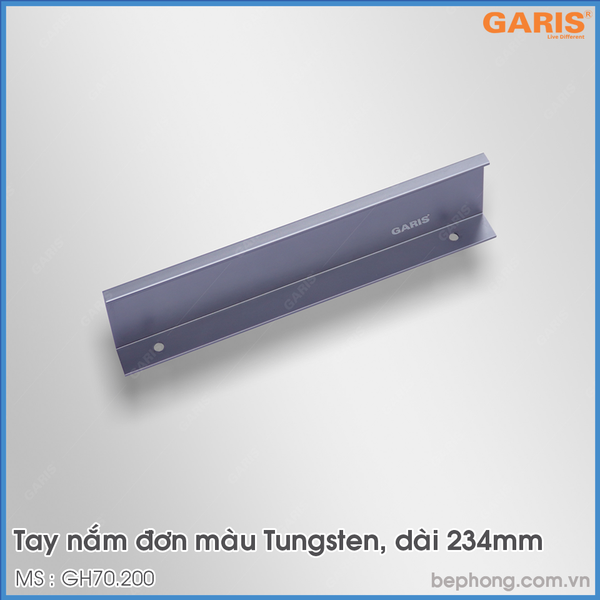 Tay Nắm Tủ Đơn Bắt Vít 234mm Garis GH70.200