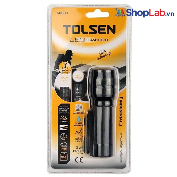 Đèn pin phóng to ( Công nghiệp) 3W 60033 Tolsen