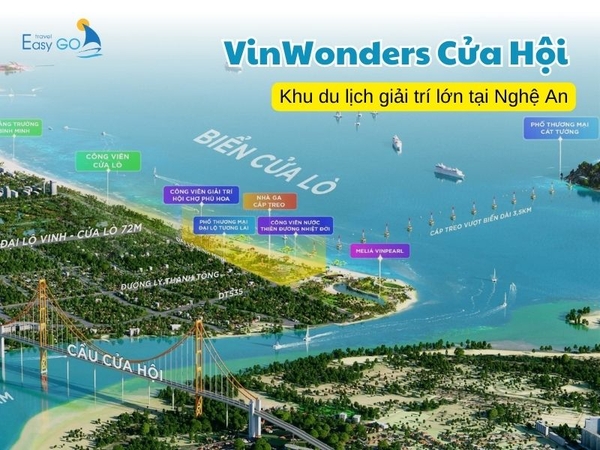 VinWonders Cửa Hội - Khu du lịch vui chơi giải trí lớn nhất tại Nghệ An