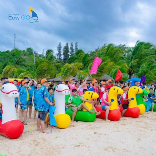 Các hoạt động team building bãi biển ở Hồ Tràm - Vũng Tàu