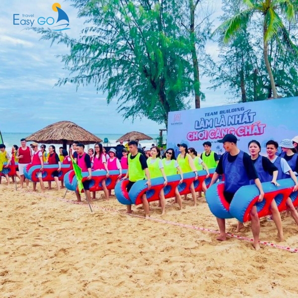 Các hoạt động team building bãi biển ở Phú Quốc