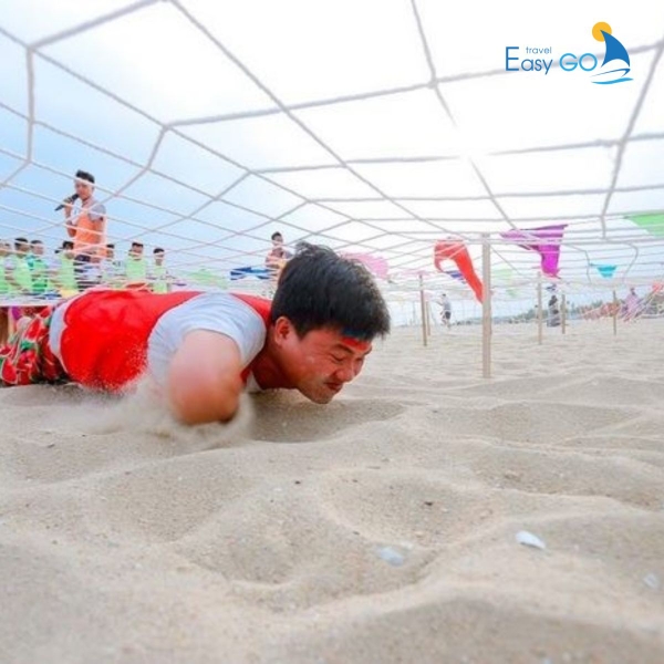 Trò chơi Vượt qua chông gai cần sự nỗ lực của từng thành viên