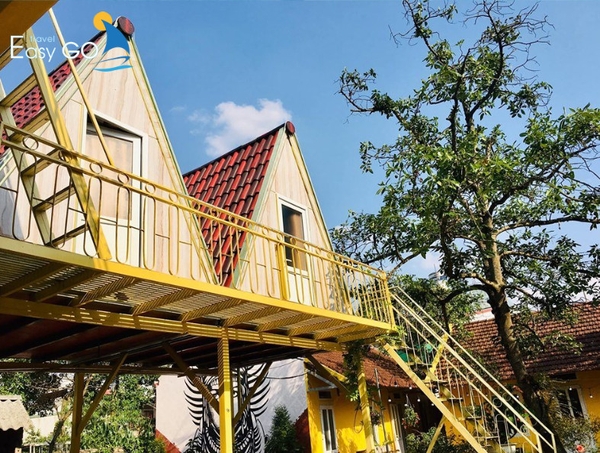 Tại Mộc Châu có nhiều căn homestay vỉew đẹp, giá tốt để bạn tha hồ check in