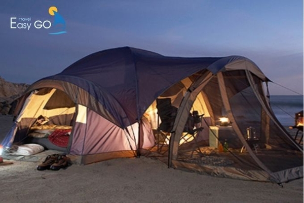 Trải nghiệm cắm trại độc đáo