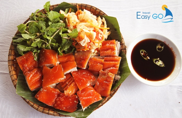 Thịt lợn cắp nách được làm từ thịt lợn lai giữa lợn rừng và lợn Mường