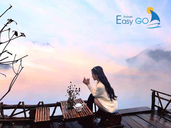 Uống cà phê ngắm cảnh cực chill tại quán Cafe Ô Quy Hồ